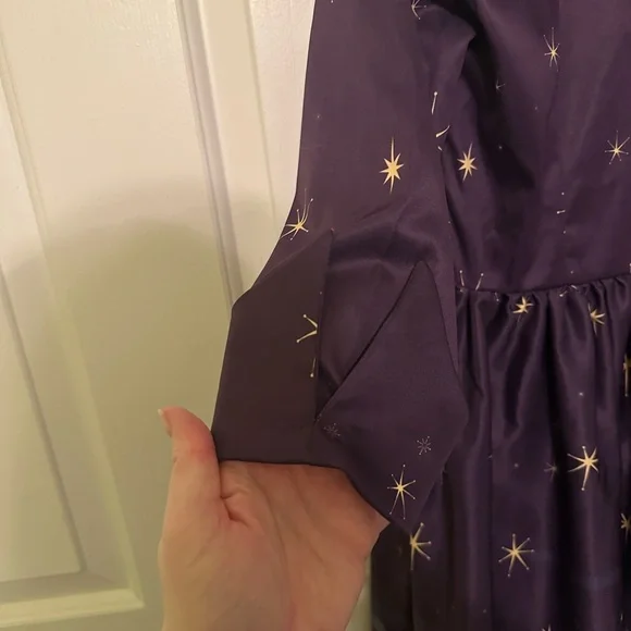 Lindy Bop Halloween Witch Print Vintage Style Swing Dress size UK 16/US 12 - Picture 8 of 9